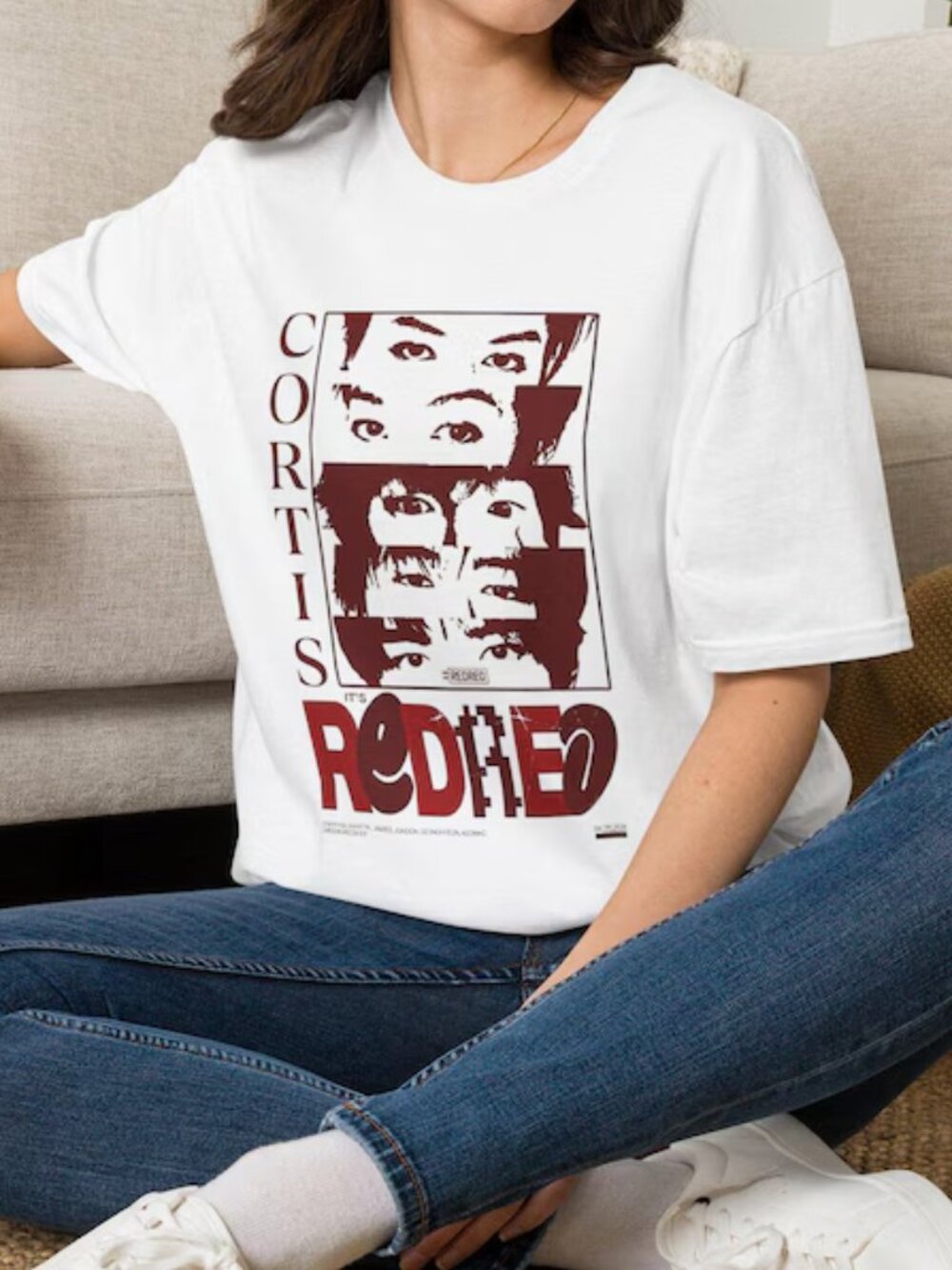 Cortis Redhead T-Shirt Pop Art Faces Unisex T Shirt